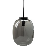 Dyberg Larsen Hanglamp DL39 Rookglas met Zwarte Fitting