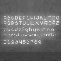 Artemide Alphabet of Light Uppercase 'R' AR 1201R00A Wit