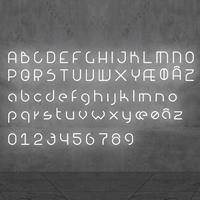 Artemide Alphabet of Light Numbers '5' AR 1200500A Wit