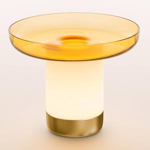 Artemide Bontà tafellamp met schaal LED oplaadbaar topaz