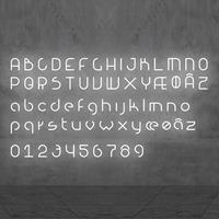 Artemide Alphabet of Light Lowercase 'm' AR 1202m00A Wit