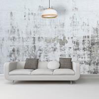 EULUNA Hanglamp Studio met houtdecor 1-lamp wit
