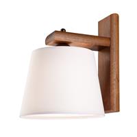 Euluna Wandlamp Sweden met houten frame, noten eiken