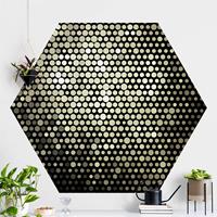 Klebefieber Hexagon Mustertapete selbstklebend Disco Background