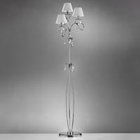 Euluna Vloerlamp Jacqueline, 3-lamps, wit