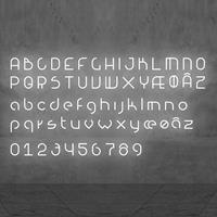 Artemide Alphabet of Light Lowercase 'r' AR 1202r00A Wit