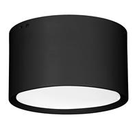 Euluna LED downlight Ita in zwart met diffusor, Ã 15 cm