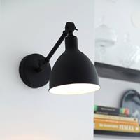 By RydÃ©ns Bazar Mini wandlamp met stekker zwart