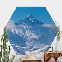 Klebefieber Hexagon Fototapete selbstklebend Mount Everest