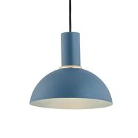 Euluna Hanglamp Selma, 1-lamp, blauw Ã 22 cm