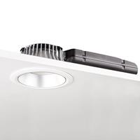Glamox LED downlight D70-RF155 HF 3.000K wit/zilver mat