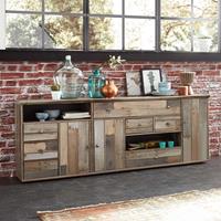 Sideboard Vintage Driftwood Braun BRANSON-36 BxHxT ca. 193x80x48cm