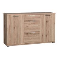 Sideboard MONTREAL-01 Sanremo Eiche, B x H x T: ca. 144 x 88 x 40 cm