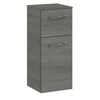 Highboard SOLINGEN-66 in Graphit Struktur quer Nb. - B/H/T: 30/73/33cm