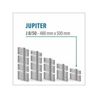 TRMX JUPITER Anthrazit - BADHEIZKÖRPER MITTELANSCHLUSS HEIZKÖRPER | Höhe: 480 mm - Breite: 500 mm