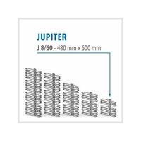 TRMX JUPITER Anthrazit - BADHEIZKÖRPER MITTELANSCHLUSS HEIZKÖRPER | Höhe: 480 mm - Breite: 600 mm