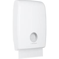 Kimberly Clark Kimberly-Clark Handdoekdispenser AQUARIUS, klein versie, uitname per vel, B 287 x D 142 x H 159 mm, wit
