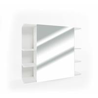 Vicco Spiegelschrank FYNN 80 x 64 cm Weiß - Spiegel Badspiegel Bad Wandspiegel
