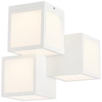 Brilliant CUBIX LED Deckenleuchte 32 cm Metall / Kunststoff Weiß, G97178/05