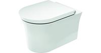 DURAVIT AG White Tulip Wand WC mit HygieneGlaze, rimless, Abgang waagerecht, 540 mm, 257609 - 2576092000