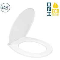 Toiletbril EDM Wit PVC