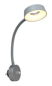 Globo Wandlamp Lehovo Led Metaal Zilverkleurig 1x Led