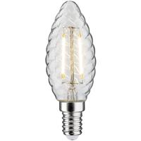 Paulmann 28707 LED-lamp Energielabel F (A - G) E14 Kaars gedraaid 4.7 W Warmwit (Ø x h) 35 mm x 98 mm 1 stuk(s)