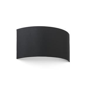 Faro Cotton - wandverlichting - 37 x 15 x 20 cm - mat zwart