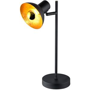 Globo LED Spot Tisch Lese Strahler verstellbar Lampe Leuchte Beleuchtung schwarz gold  54001-1T