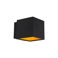 QAZQA 2er Set Design Wandleuchten schwarz / gold inkl. LED - Caja