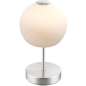 Globo Lighting Tafellamp opaal glas 'Trude' led lamp touch schakelaar 275mm