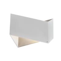 QAZQA 2er Set Design Wandlampen weiß - Fold