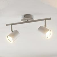 ELC Tomoki LED plafondlamp, wit, 2-lamps