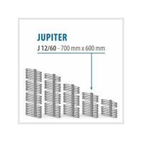 TRMX JUPITER Weiß - BADHEIZKÖRPER MITTELANSCHLUSS HEIZKÖRPER | Breite: 600 mm - Höhe: 700 mm