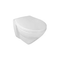 SANITOP WINGENROTH Wand-WC WC Toilette erhöht um 6cm Tiefspüler Toilette Wandtiefspüler mit Sitz