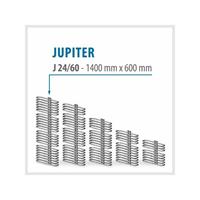 TRMX JUPITER Anthrazit - BADHEIZKÖRPER MITTELANSCHLUSS HEIZKÖRPER | Breite: 600 mm - Höhe: 1400 mm