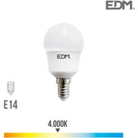 EDM Sphärische Glühlampe führte e14 8,5 W 940 lm 4000k Tageslicht 