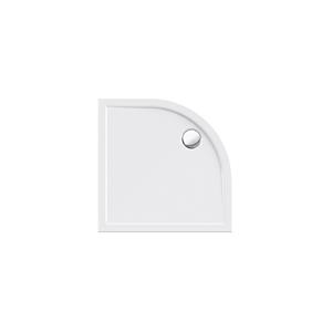 CALMWATERS Modern Select - Kleine Viertelkreis-Duschtasse aus Acryl mit Maßen 90 x 90 x 2,5 cm für den Eckeinstieg- 02SL3342 - 