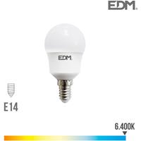 EDM Sphärische Glühlampe LED E14 8,5 W 940 lm 6400k Kaltlicht 
