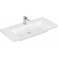 Villeroy & boch Subway 3.0 meubelwastafel 100x47cm z/kraangat z/overloop wit 4a70a301