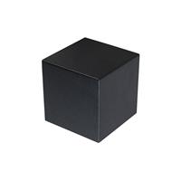 QAZQA Moderne Wandleuchte schwarz - Cube