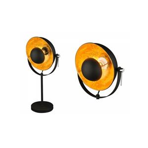 Globo Lighting Tafellamp goud zwart 'Xirena' E27 fitting 565mm