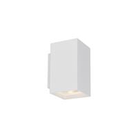Qazqa Moderne Wandlamp Wit Vierkant 2-lichts - Sandy