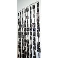 Morel Türvorhang Kunststoff ARABESQUES NOIR Maße 90x200cm