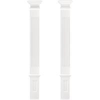 GRAND DECOR Pilaster | Wand | Stuck | Auswahl Bauteile | PU | stoßfest | PL275:Komplettset