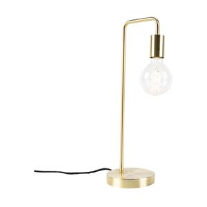 QAZQA Tafellamp facil - Goud/messing - Art Deco - L 185mm