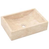 VIDAXL Waschbecken 45x30x12 Cm Marmor Creme