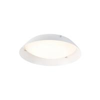 QAZQA Moderne plafondlamp wit 30 cm incl. LED - Bjorn