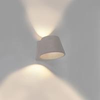QAZQA Industriële wandlamp beton - Cup