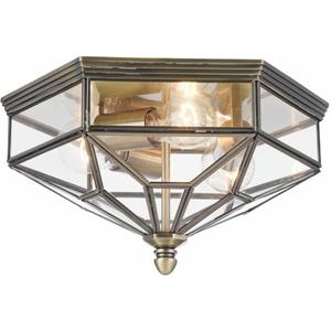 MAYTONI DECORATIVE LIGHTING Loft Deckenleuchte, Metallrahmen mit transparenten Glasscheiben, excl. 3 X E27 (60W)